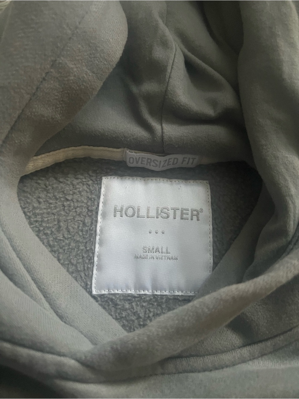 Hollister Men’s Crewneck Sweatshirt in Sage Green